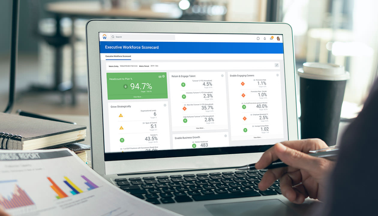 workday-executive scorecard screen